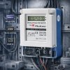 Qoltec Jednofazowy miernik zużycia energii | 230V | 5(60)A | LCD
